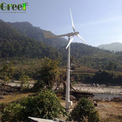5kw Windmill Low Start Up wind turbine pitch system For Home Use