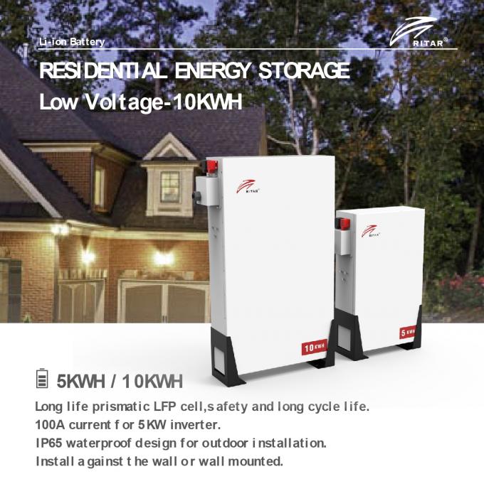 Düşük Voltaj60-280AH Lityum Pil 48v 200ah Güneş ve Hibrit Sistem İçin Ev Enerji Depolama 6