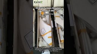 20 Adet 1kW Yatay Eksenli Rüzgar Türbini Kabul Edildi – Arjantin'e Sevkiyata Hazır!