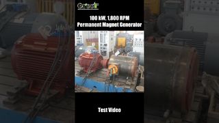Test Geçildi, Gönderime Hazır – Kalıcı Mıknatıslı Jeneratör Gerçek Test Kaydı