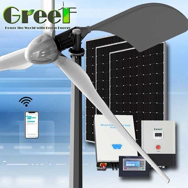 Deniz Gemisi İçin Yüksek Çıkışlı 3 Fazlı AC Yatay Eksenli Rüzgar Türbini 1KW 3KW 5KW 10KW