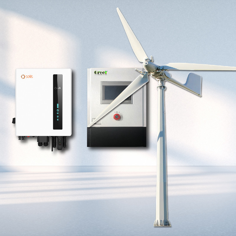 5KW 10KW 20KW 30KW Düşük Başlangıç Rüzgar Hızı Yükleme Kontrolü Rüzgar Türbini Yatay Rüzgar Jeneratörü