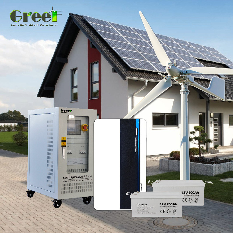 5kW Yük Gücü PWM Şarj Denetleyicisi İçerilen Küçük Şebeke Dışı Güneş Enerjisi Sistemi