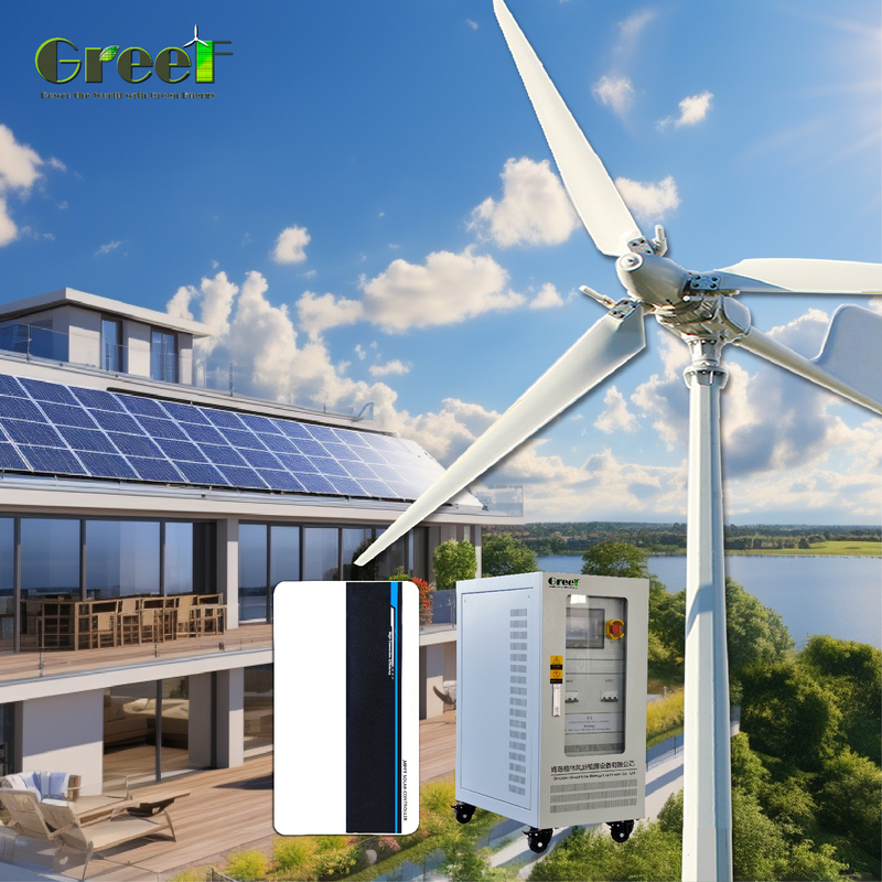 5kW Yük Gücü PWM Şarj Denetleyicisi İçerilen Küçük Şebeke Dışı Güneş Enerjisi Sistemi