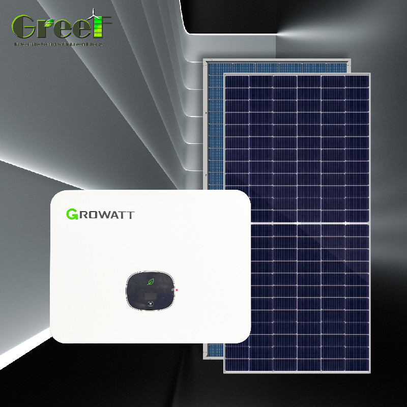 Akıllı Şebeke Bağlantısı Güneş Sistemi 1kW-100kW Kapasite Net Ölçme ve Sistem İzleme ile