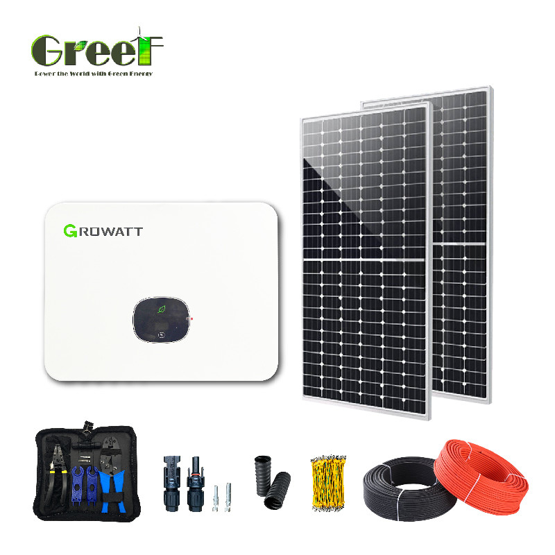 LCD Ekranı Net Metering İç Tüketimi <5W ile Güneş Sistemi