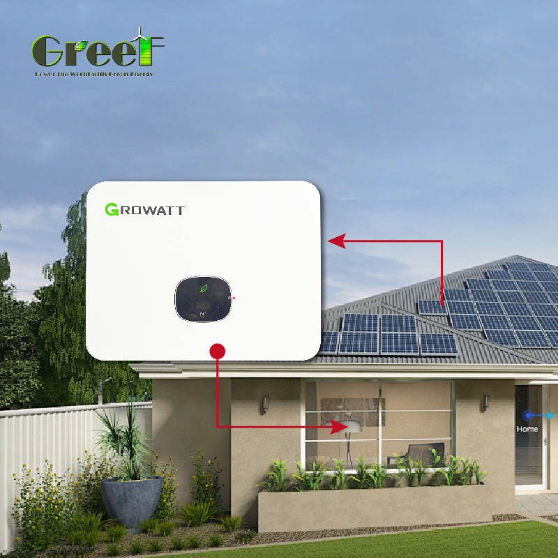 Monokristalin silikon güneş paneli sistemi 1kW-100kW LCD ekran ve net ölçüm ile kapasite