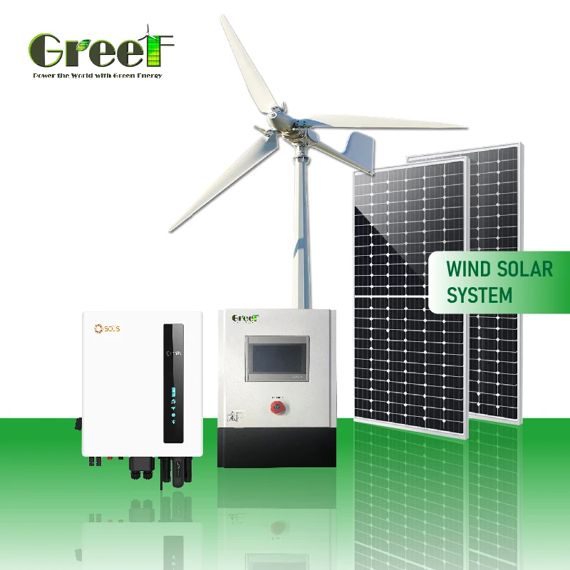 230vc tek fazlı İndirim Voltajı Ev Güneş Enerjisi Sistemi için Hibrit Güneş Sistemi