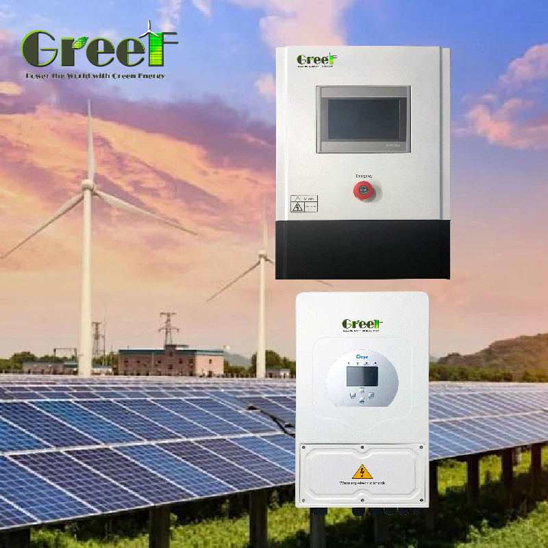 Güneş inverteri ile maksimum verimlilik için On Grid Controller ile rüzgar türbini optimize edin
