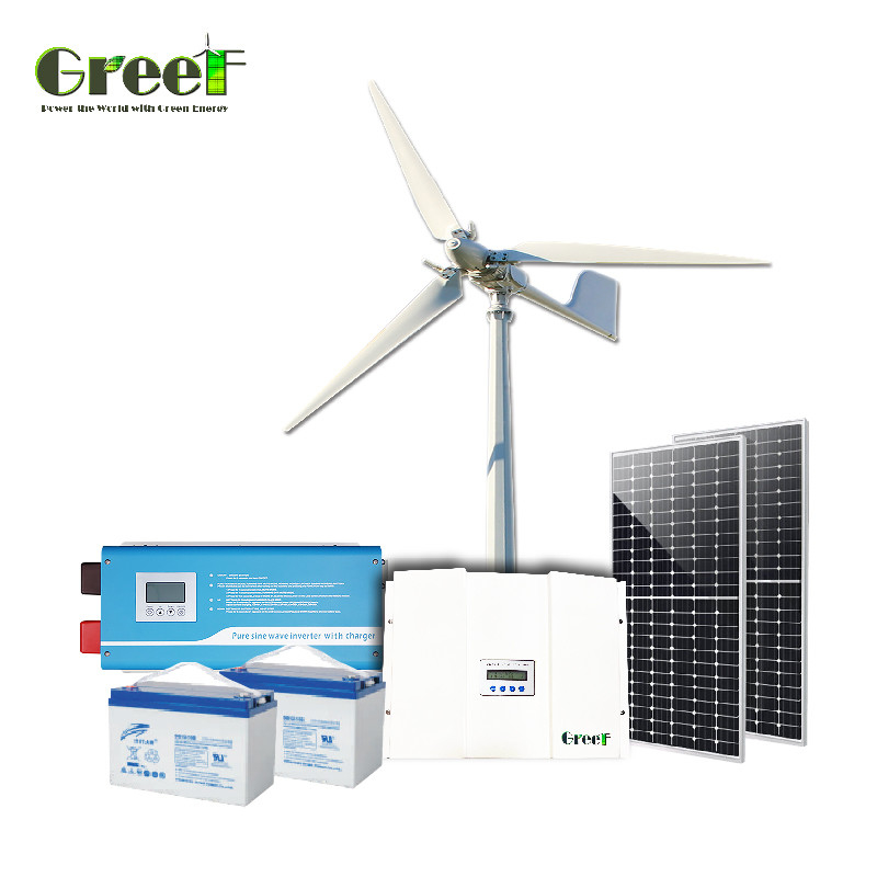 1KW-10KW LCD Kontrol Şebekeden Uzak Rüzgar Gücü Denetleyicisi GBBC Modülü Düzenlenebilir Rüzgar Şarj Arası ile