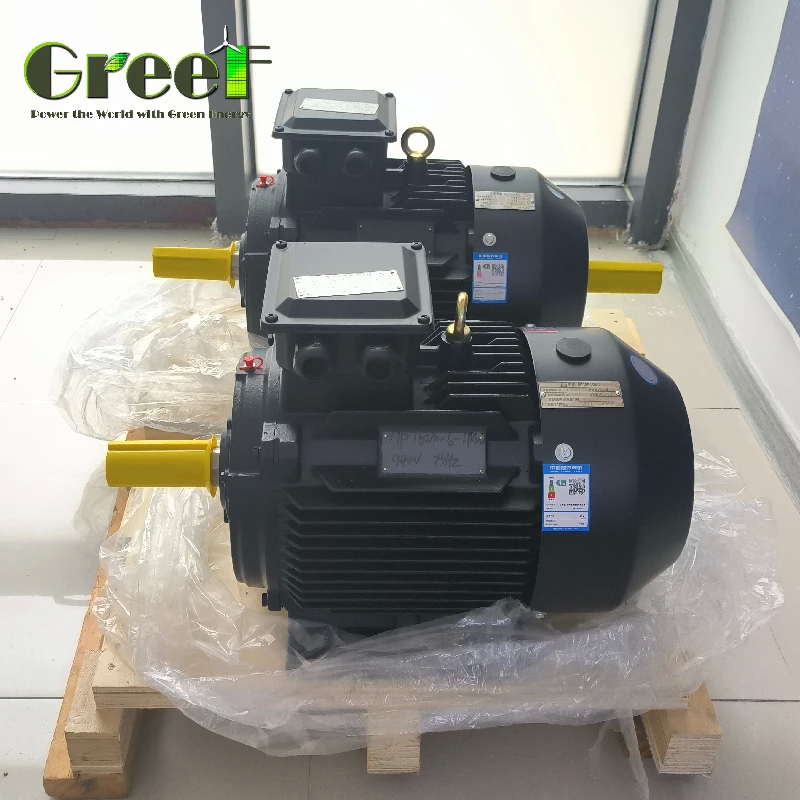 1500 rpm PM Motorlar 6 kutuplu Jeneratör Y Tipi Senkronizasyon