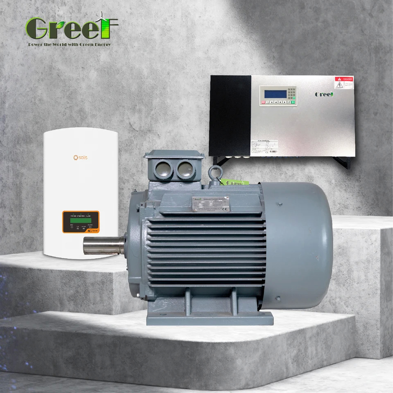 10kW Kalıcı Mıknatıslı Jeneratör Özelleştirilmiş Nominal Gerilim 20rpm-3000rpm Nominal Dönüş Ev Kullanımı İçin Rüzgar Türbini Su Türbini