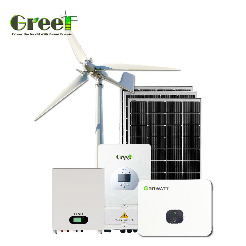 Şebeke Bağlı / Hibrit Rüzgar Türbini Denetleyicisi 2kW 3kW 5kW 10kW DC Çıkış Tipi Rüzgar Türbini Su Türbini Sistemi Çözümü