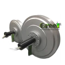 12-450V Coreless Daimi Mıknatıs Jeneratörü Alüminyum Alaşımı 100-500RPM Hız