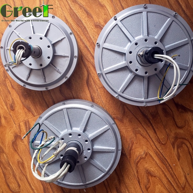 Rated Power 0.5kW-5000kW IP54 Koruma Sınıfı Kalıcı mıknatıs jeneratörü Endüstriyel için Özel Voltaj