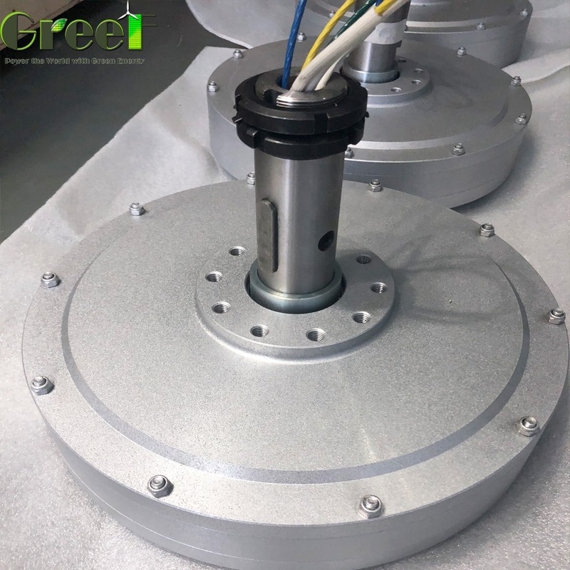 5kw Düşük Dönüş Hızı İç Rotor Dış Rotor Kalıcı Mıknatıs Jeneratörü Alternatör Ev Kullanımı Rüzgar Türbini