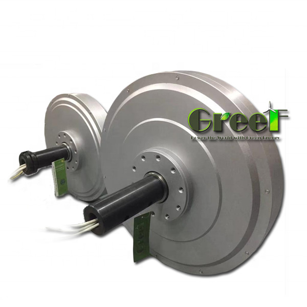 3 Fazlı Çekirdeksiz Kalıcı Mıknatıslı Jeneratör 0.1kw-20kw IP54