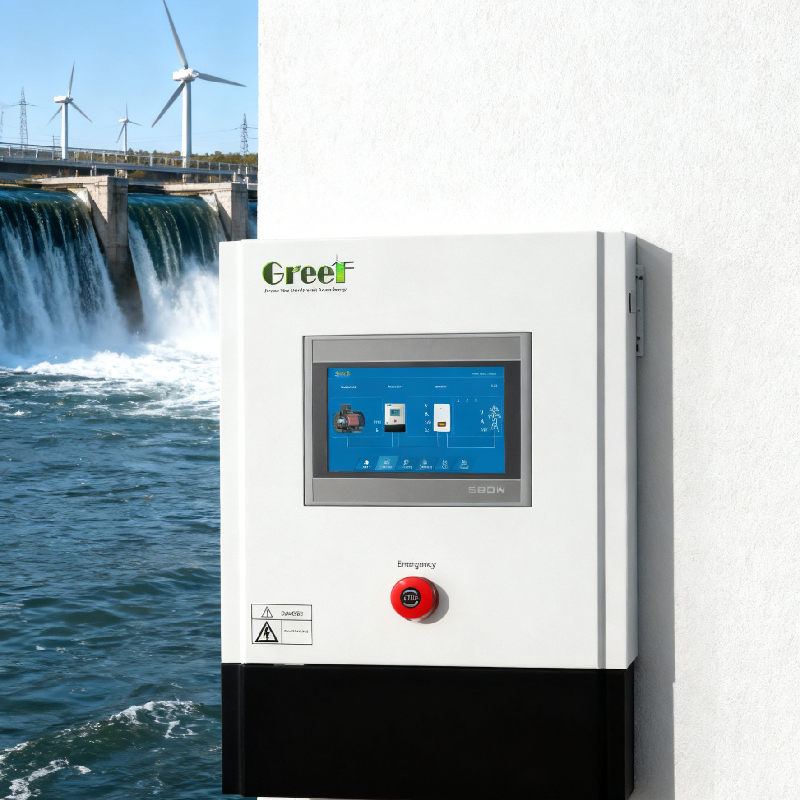 350-450Vdc Pil Voltaj Arasındaki Şebeke Denetleyicisi %95 Maksimum Verimlilik ve Enerji Yönetimi için 100kW Adli Güç