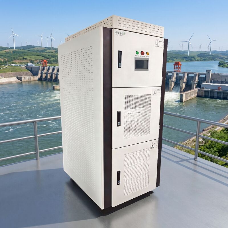 LCD Dokunmatik Ekranlı Şebeke Bağlı Kontrol Cihazı, Toprak Kaçağı İzleme ve 240-550V DC Giriş Voltaj Aralığı