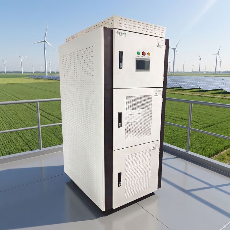 350-450V DC Giriş Voltaj Aralığına Sahip Şebeke Bağlantılı Kontrol Cihazı, %95 Maksimum Verimlilik ve LCD Dokunmatik Ekran Ekranı