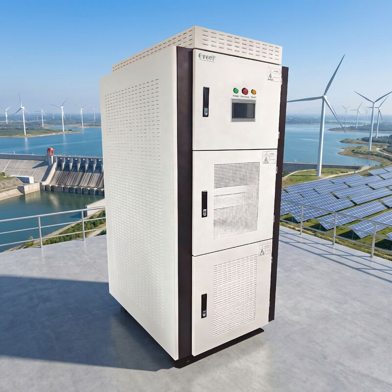 Maksimum verimlilik yüzde 95 Şebeke denetleyicisi nominal gücü 100kw 150kw 200kw 250kw 300kw 500kw 600kw 700kw 800kw 1000kw AC voltaj çalışma aralığı 150V ila 550V