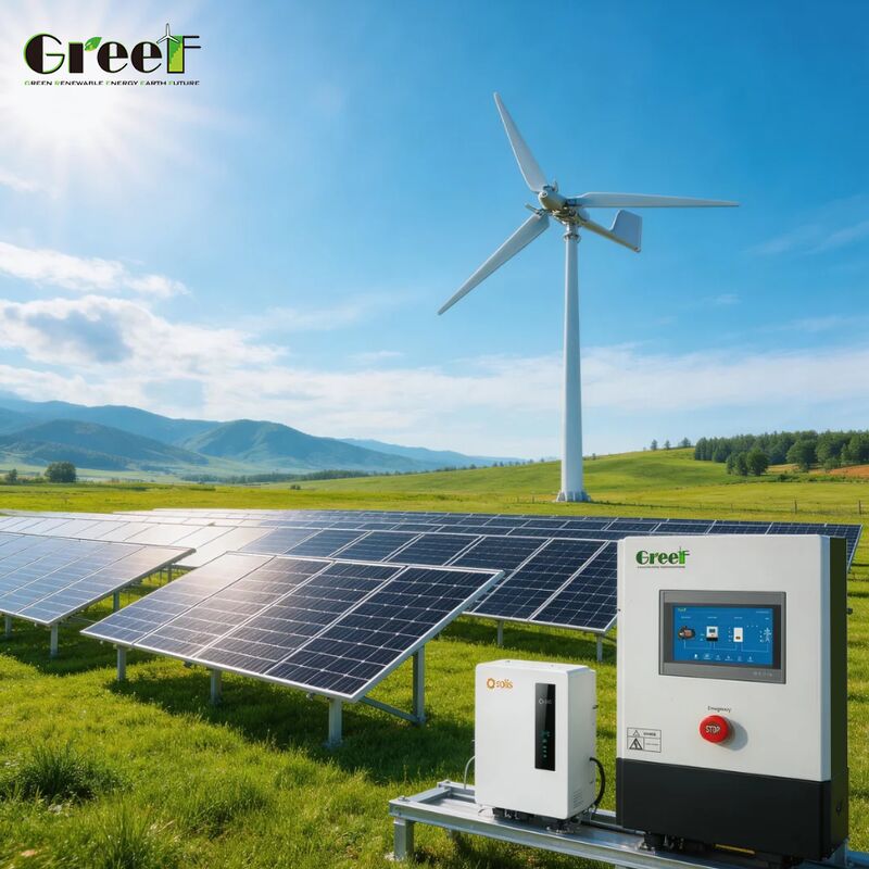 % 95 Verimlilik Yenilenebilir Enerji için RS485/CAN/USB Arayüzleri ile MPPT Denetleyicisi Hibrit Güneş Sistemi
