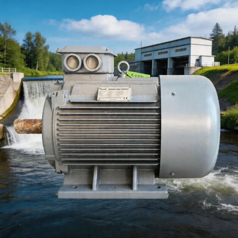 IP54 Koruması ve NdFeB mıknatısları ile düşük başlangıç torklu 3 fazlı AC Daimi Mıknatıs Jeneratörü