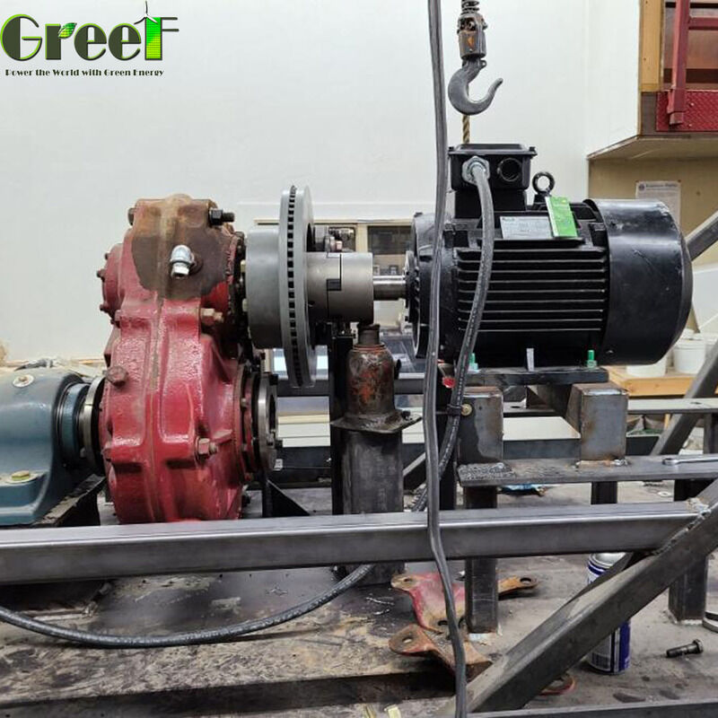 Endüstriyel uygulamalar için 750W-5MW değerli güçlü, %95'in üzerinde verimliliğe sahip kalıcı mıknatıs motoru ve dökme demir kabuk