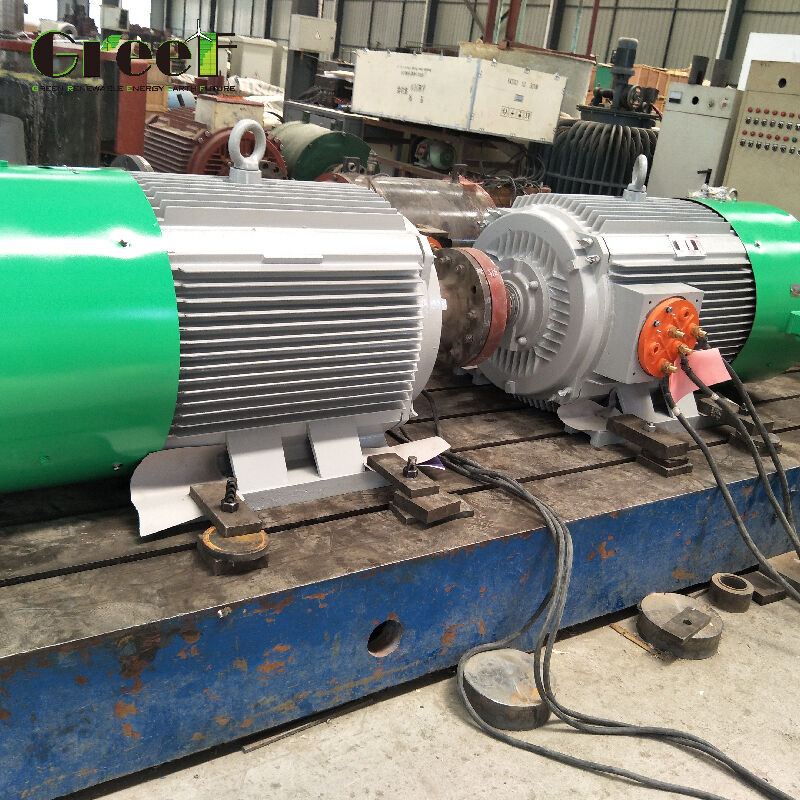 Dayanıklı çıkış için fan soğutması ve 500W-5000kW güç aralığı ile dökme demir kalıcı mıknatıs jeneratörü