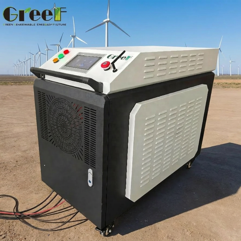 Güneş enerjisi dönüşümü için 400V değerli şebeke voltajı IP54 koruması ve LCD akıllı dokunmatik ekranlı enerji depolama inverteri