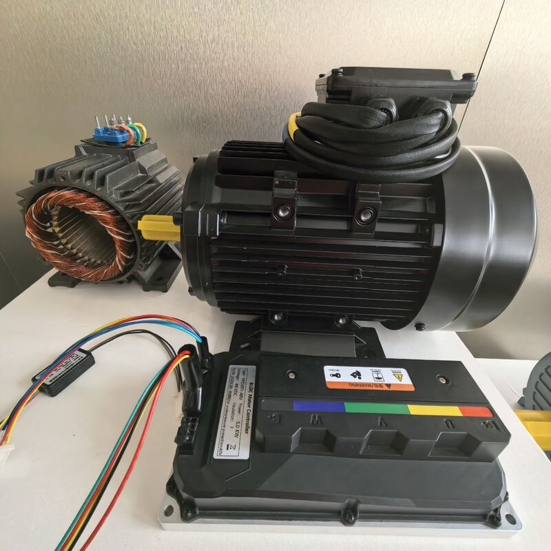 Enerji tasarrufu yapan 15+ yıllık hizmet ömrü ve 1-2 yıllık geri ödeme süresi ile kalıcı mıknatıslı senkron motor