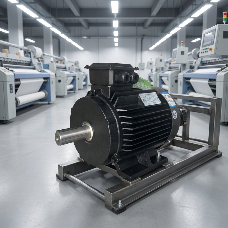 NdFeB Nadir Toprak Mıknatıslı Yüksek Tork Yoğunluklu Senkron Motor 380V 50Hz