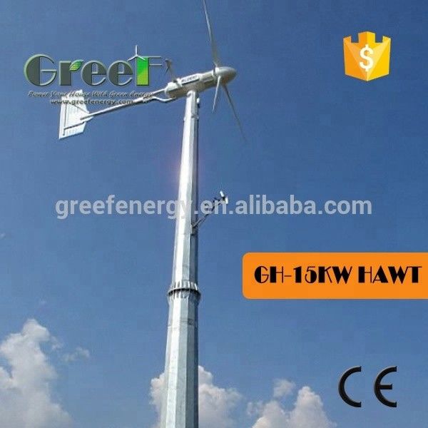 10KW Açık Kapalı Izgara Enerjisi Rüzgar Türbini Jeneratörü Ev İçin Rüzgar Değirmeni Fanı