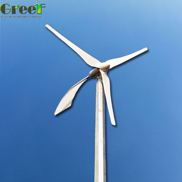 5KW Komple Yatay Eksenli Rüzgar Türbini Komple Hibrit Kapalı ve Açık Izgara Sistemi