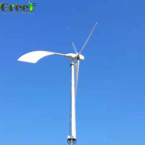 5KW Komple Yatay Eksenli Rüzgar Türbini Komple Hibrit Kapalı ve Açık Izgara Sistemi