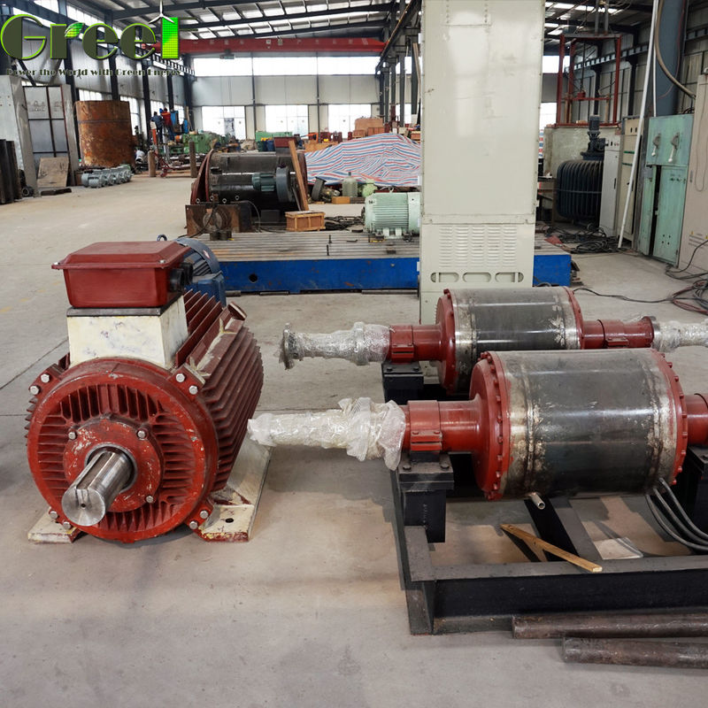 20RPM 100RPM Düşük Dönümlü Kalıcı Mıknatıs Alternatörü 100KW 500KW Rüzgar Türbini İçin