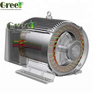 10kW değerli güç, 20 rpm-3000 rpm değerli dönme ile kalıcı mıknatıs jeneratörü